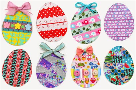 Washi Tape Easter Eggs | Kids' Crafts | Fun Craft Ideas | FirstPalette.com