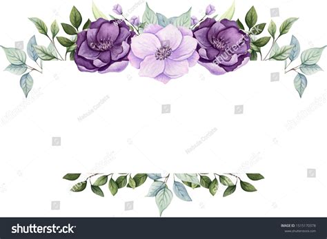 133,992 Purple Flowers Border Images, Stock Photos & Vectors | Shutterstock