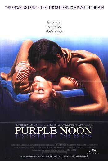 Purple Noon (1960) Plein soleil,太陽がいっぱい | Movie posters, Film history, Alain delon