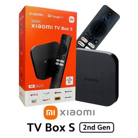 Xiaomi TV Box S 4K 2nd Gen with Dolby Atmos Dolby Vision