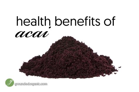 Health Benefits of Acai - Grounded Organic