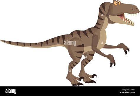 raptor dinosaur cartoon Stock Vector Image & Art - Alamy