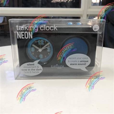 Smiggle - Neon Talking Clock - Alarm Clock | Shopee Malaysia