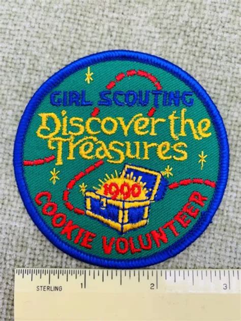 1990 GIRL SCOUT Cookies Volunteer Collectible Embroidered Patch New $3.20 - PicClick