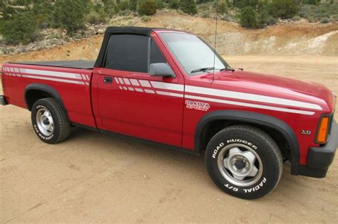 RARE 1990 DODGE DAKOTA CONVERTIBLE SPORT PICK UP TRUCK LOW MILEAGE 3.9 ...