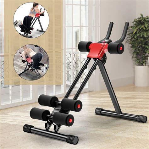 FULLER Ab Cruncher Core & Abdominal Trainer Glider Machine Body Fitness ...