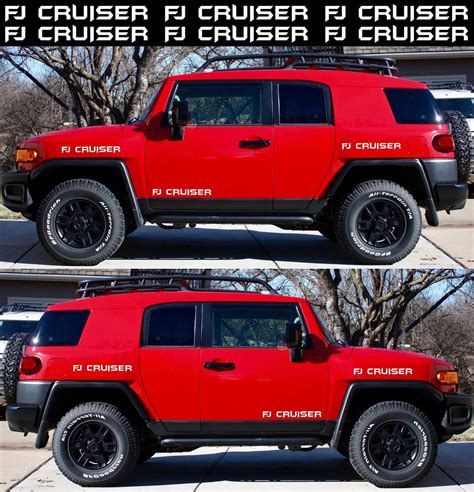 Car & Truck Decals & Stickers Car & Truck Parts 2X Toyota FJ cruiser ...