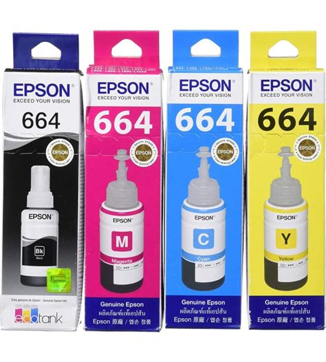 Epson Genuine L130 Ink Bottle Set