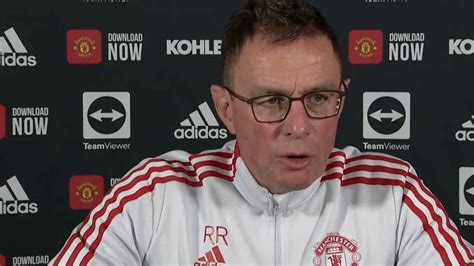 Ralf Rangnick press conference ahead of Burnley 29 December 2021 ...