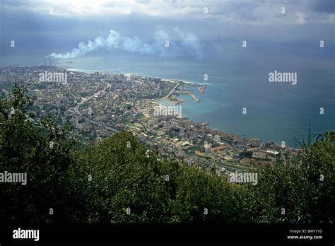 Looking over Jounieh Bay from Harissa, Beirut, Lebanon Stock Photo - Alamy