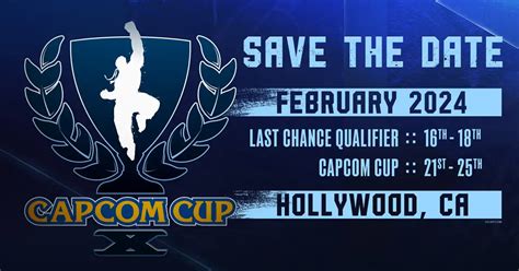 Capcom Cup X date and location revealed; will span 10 days