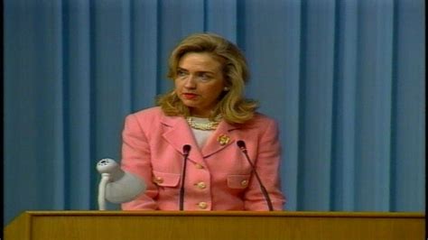 From the Archives: Hillary Clinton Delivers Women's Rights Speech in ...