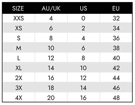 CMP Clothing Size Chart Compound Clothing Retail, 54% OFF