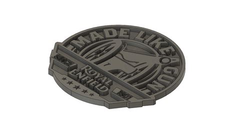 Royal Enfield Legacy Logo by Armando Tanaka | Download free STL model | Printables.com