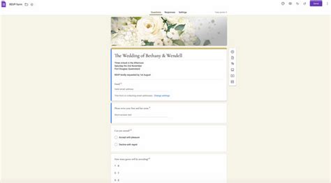 Best Online RSVP forms for Wedding Invitations | Motion Stamp