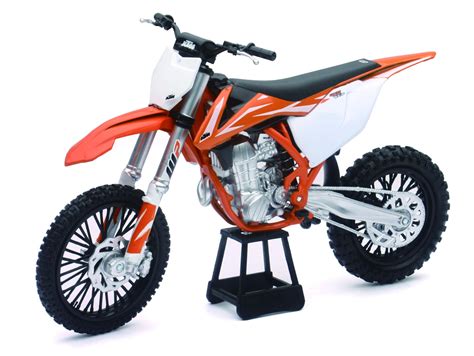 Buy New Ray Ktm 450 Sx-F Dirt Bike Orange And White Motorcycle Model 1/10 57943 Online at ...