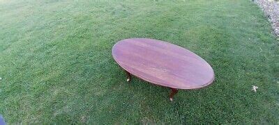 oval coffee table antique | eBay