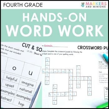 Hands-On Word Work Activities (Benchmark Advance, Fourth Grade, Unit 3)