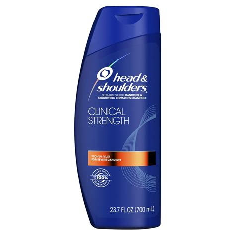 Head and Shoulders Clinical Strength Dandruff and Seborrheic Dermatitis Shampoo, 23.7 fl oz ...