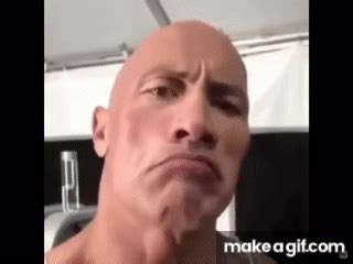 THE ROCK RAISES HIS EYEBROW MEME #shorts on Make a GIF