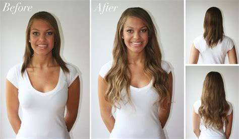 Clip-In Hair Extensions Before and After - Luxy Hair | Hair extensions ...