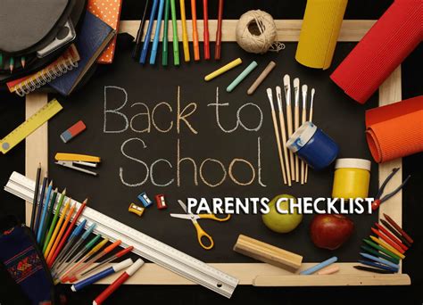 Back to School Stationery Checklist for Parents - SUPVAN