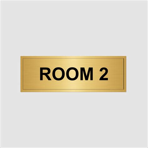 Room Number Signs