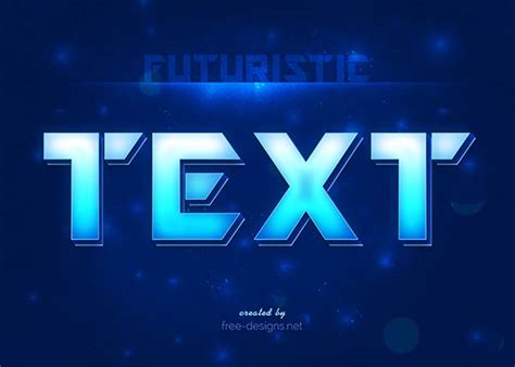 3D Futuristic text effects by Free-designs-net on DeviantArt