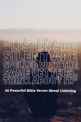 40 Powerful Bible Verses About Listening (To God & Others)