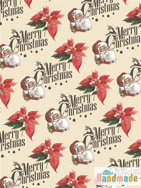 Free Printable Wrapping Paper for Christmas Gifts | HGTV