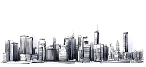 Manhattan Cities: Skylines Drawing - city png download - 2850*1317 - Free Transparent Manhattan ...