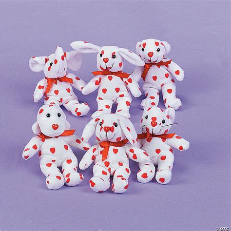 Plush Bean Bag Heart Animals - Discontinued