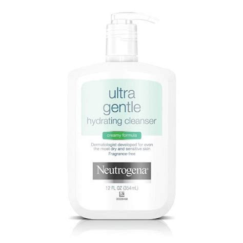 Neutrogena Ultra Gentle Hydrating Cleanser Creamy Formula - Derm Approved