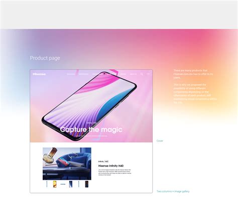 Hisense Website on Behance