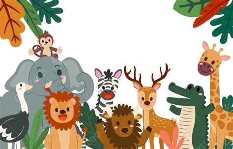 Jungle Animals PNG, Vector, PSD, and Clipart With Transparent ...