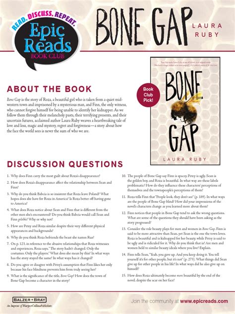 Book Club Guide: BONE GAP