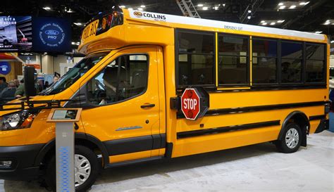 Ford reveals an electric school bus based on the E-Transit cargo van ...