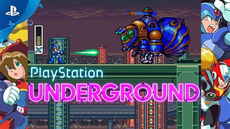 Mega Man X Legacy Collection - PS4 Gameplay | PlayStation Underground - YouTube