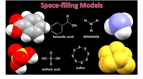 Molecular Models — Ball-and-Stick Model & Space-Filling Model - Expii