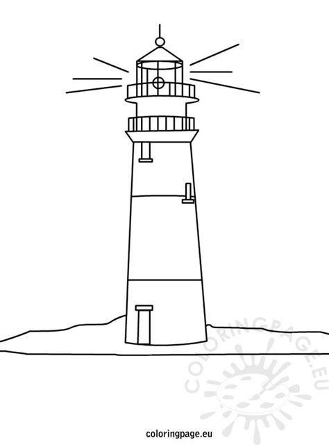 Lighthouse coloring page | Coloring Page