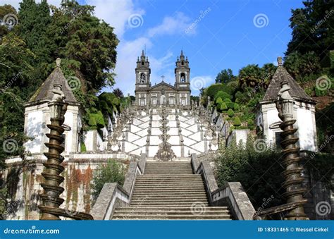 Santuario Bom Jesus Do Monte Near Braga, Portugal Royalty Free Stock Photo - Image: 18331465