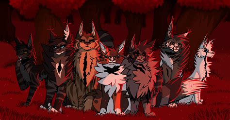 Dark forest cats by FluffyWingedCat on DeviantArt