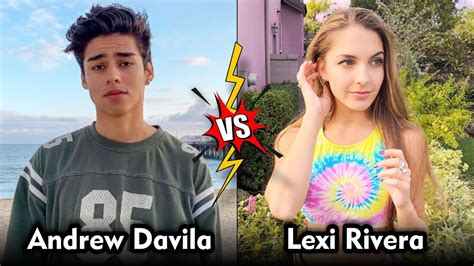 Andrew Davila vs Lexi Rivera ⭐ Lifestyle Comparison - YouTube