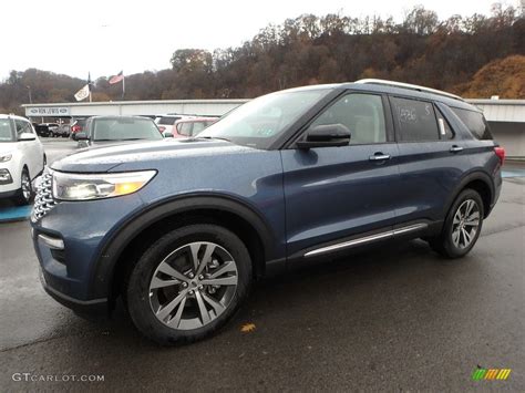 Blue Metallic 2020 Ford Explorer Platinum 4WD Exterior Photo #136187252 ...