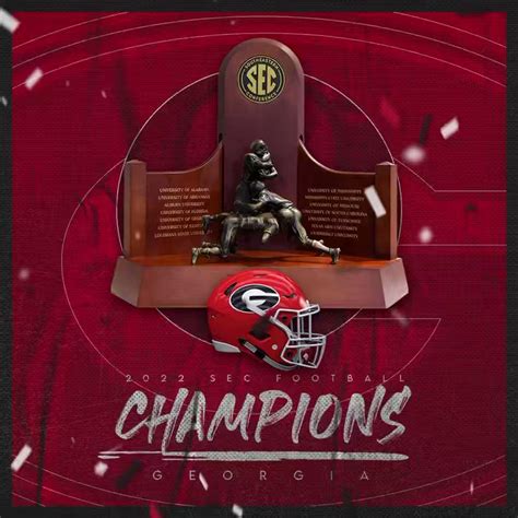 Southeastern Conference on Twitter: "𝟐𝟎𝟐𝟐 𝐒𝐄𝐂 𝐅𝐎𝐎𝐓𝐁𝐀𝐋𝐋 𝐂𝐇𝐀𝐌𝐏𝐈𝐎𝐍𝐒 🏆 @GeorgiaFootball # ...