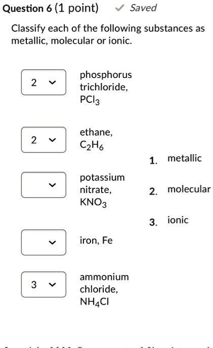 SOLVED: Table 1: Examples Of Compounds And Their Chemical, 58% OFF