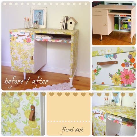 The Owls Are Hunting: Before and After - Floral Desk