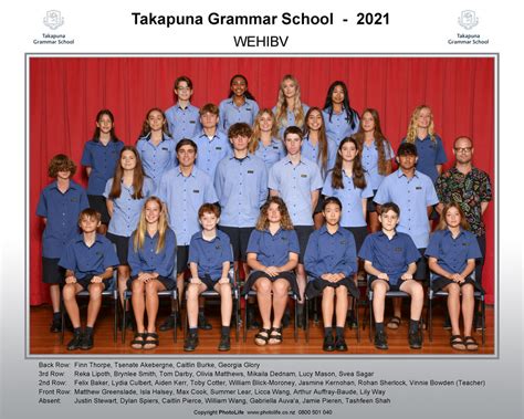 2021 Form Classes | Takapuna Grammar School