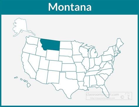 Montana State Clipart-montana state map with state flag overlay clipart ...