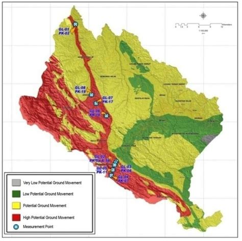 Vulnarability map of mass movement in Kuantan Singingi Regency and ...